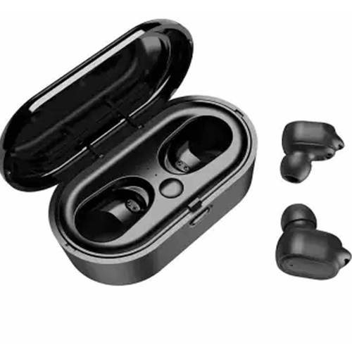 Air2 Tws Bluetooth V5.0 Headset Wireless In-Ear Earbuds Stereo Hifi Sports Waterproof For Mobile Phones - Black